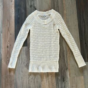 Kismet Sweater in White/Cream Color Size: XS